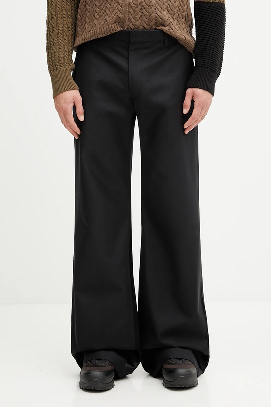 MM6 Maison Margiela spodnie tkanina czarny SH0KA0054.M35433.900