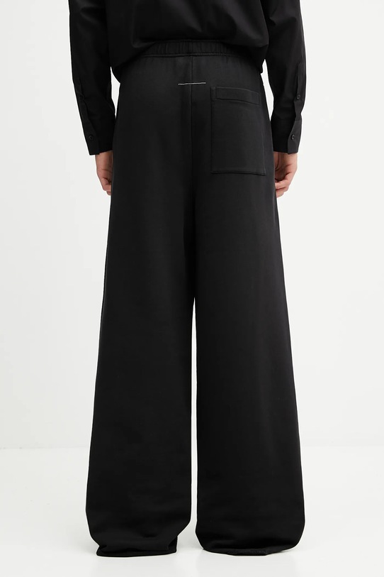 Odzież MM6 Maison Margiela spodnie dresowe bawełniane x MM6 Wardro SH0KA0057.M25025.900 czarny