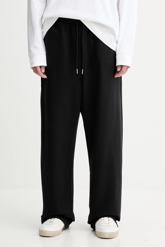 Спортивні штани Calvin Klein трикотаж чорний LV04LD239G
