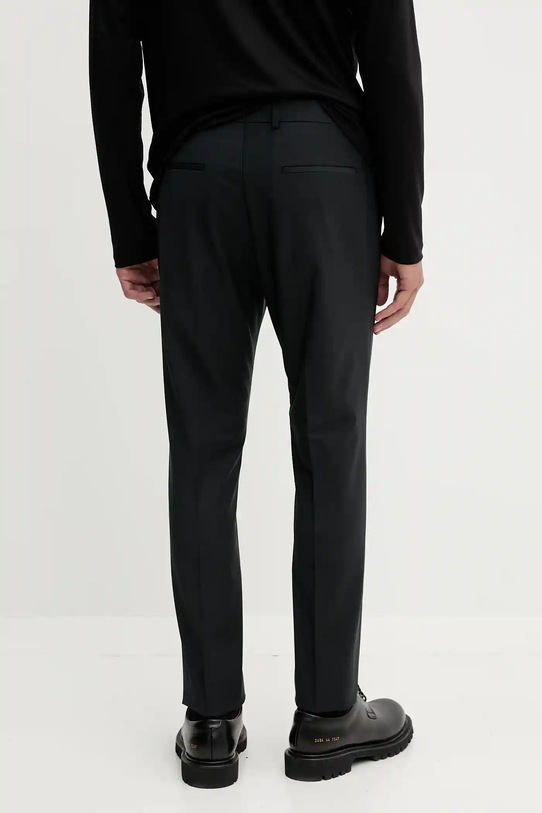 Odzież Calvin Klein spodnie z wełną LV14LD904G czarny