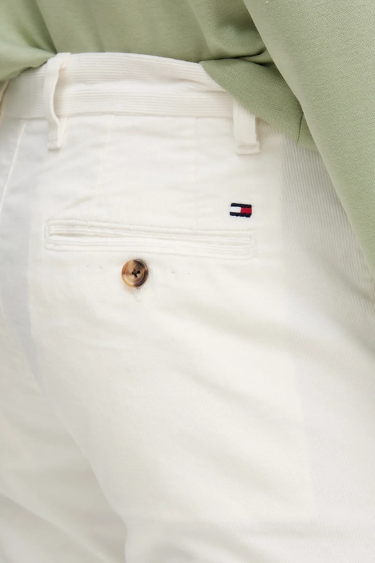 Tommy Hilfiger spodnie sztruksowe beżowy MW0MW40267