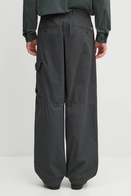 Odzież C.P. Company spodnie bawełniane 19CMPA065A110324G szary