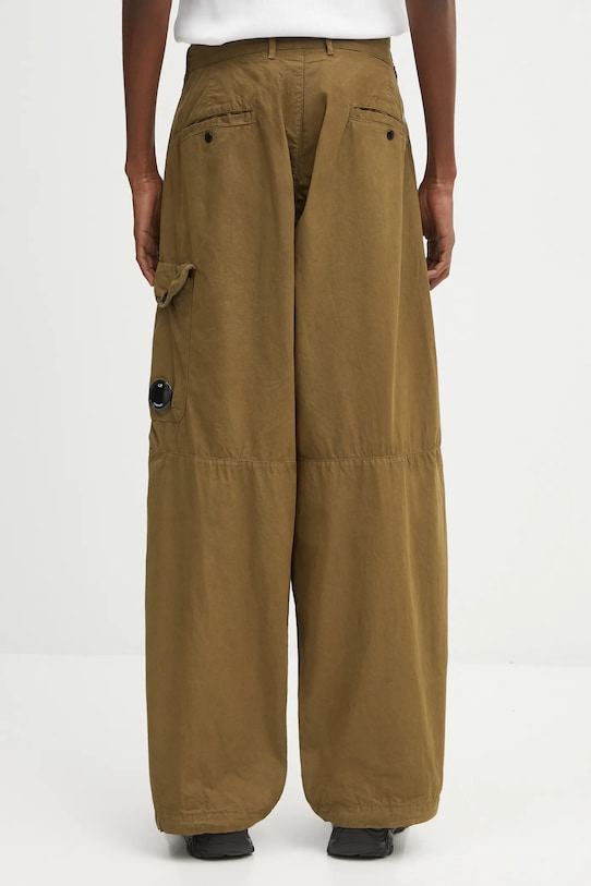 Clothing C.P. Company cotton trousers 19CMPA065A110324G green