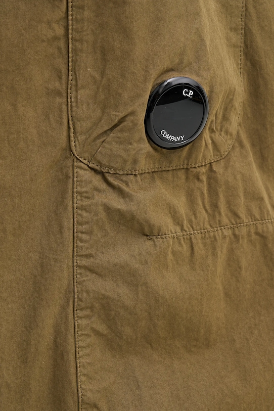 C.P. Company spodnie bawełniane zielony 19CMPA065A110324G