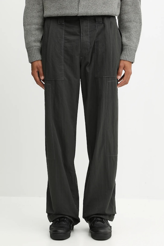 C.P. Company spodnie tkanina szary 19CMPA212A110475G