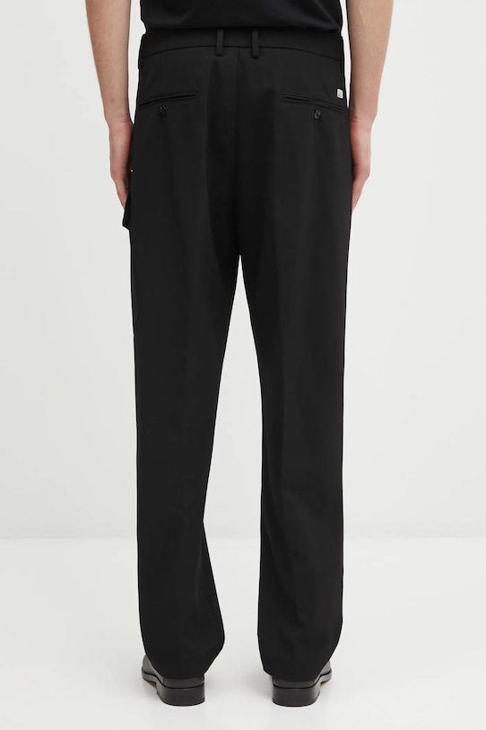 Îmbrăcăminte C.P. Company pantaloni cu lână 19CMPA267A110514A negru