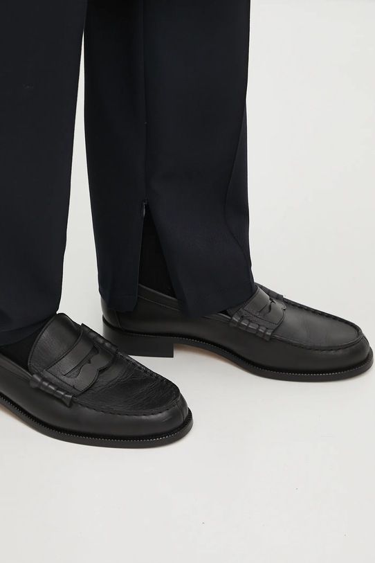 Filling Pieces spodnie z wełną Coach Twill Wool granatowy 422550500247