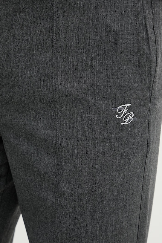 Vlnené nohavice Filling Pieces Coach Twill Wool sivá 422550500247