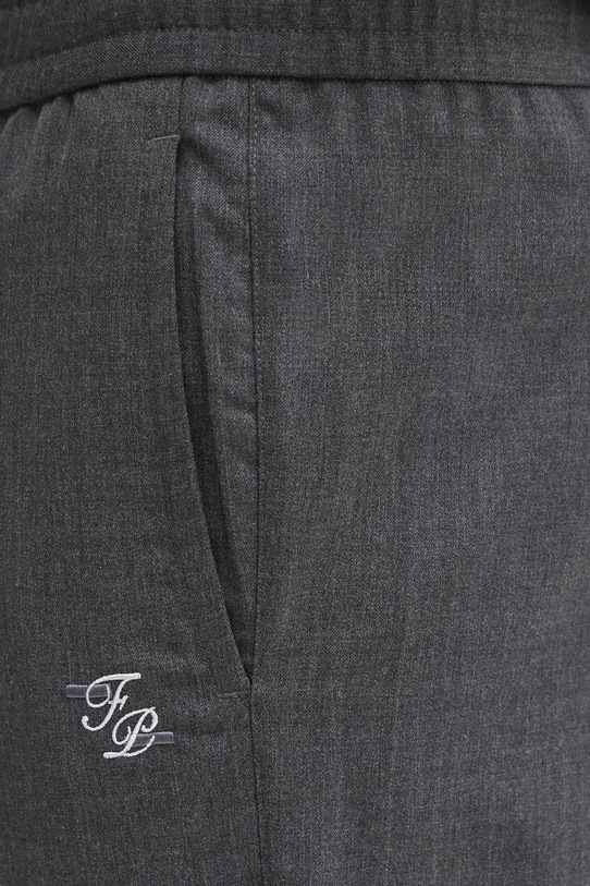 Панталон с вълна Filling Pieces Coach Twill Wool 422550500247 сив