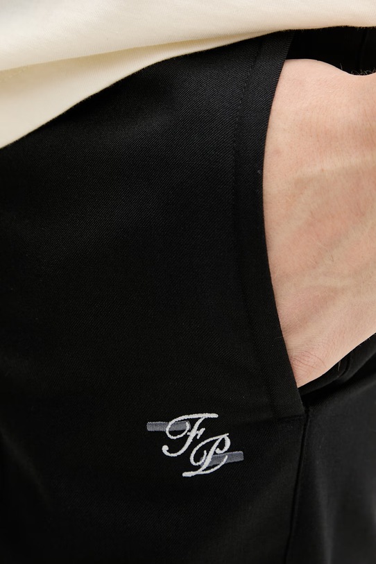 Vlnené nohavice Filling Pieces Coach Twill Wool čierna 422550500247