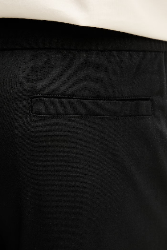 Vlnené nohavice Filling Pieces Coach Twill Wool 422550500247 čierna