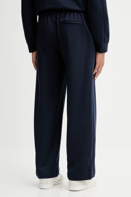 Odzież Calvin Klein spodnie z dodatkiem wełny LV04LD212G granatowy