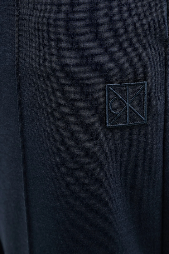 Calvin Klein pantaloni con lana blu navy LV04LD212G