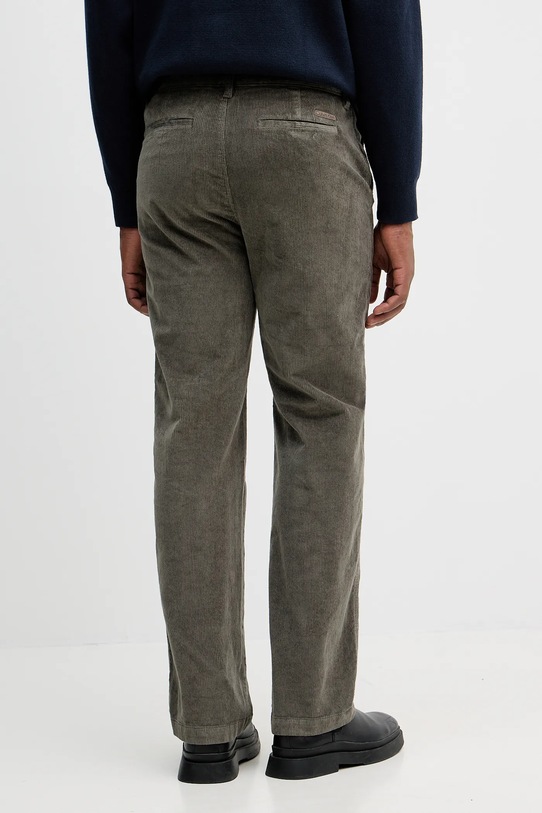 Odzież Calvin Klein Jeans spodnie sztruksowe LV04RD605G zielony
