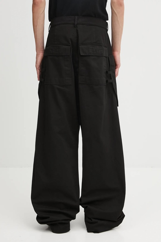 Odzież Rick Owens DRKSHDW spodnie bawełniane Stefan Cargo DU02E7368.TW czarny