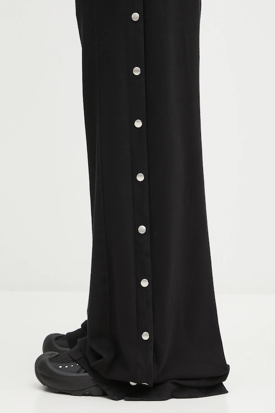 Rick Owens DRKSHDW spodnie dresowe bawełniane Pusher Pants czarny DU02E7393.JDB