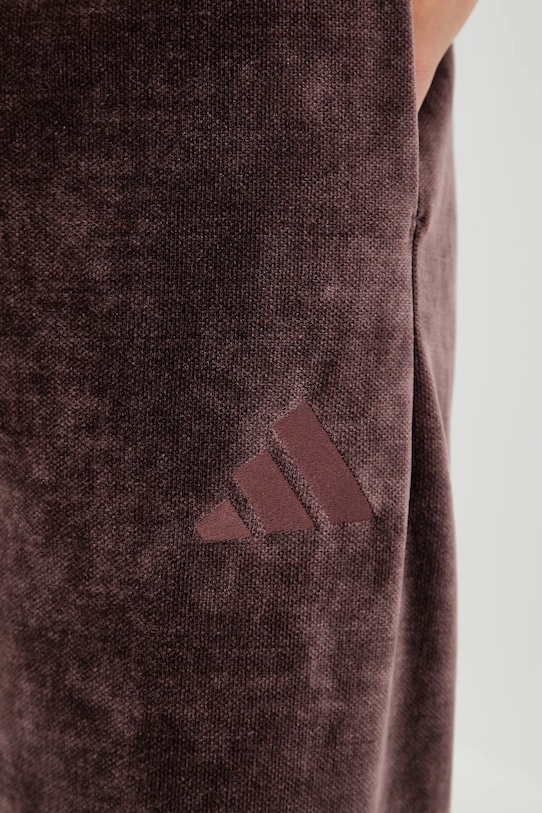 adidas spodnie dresowe All Szn Luxe brązowy JL6571