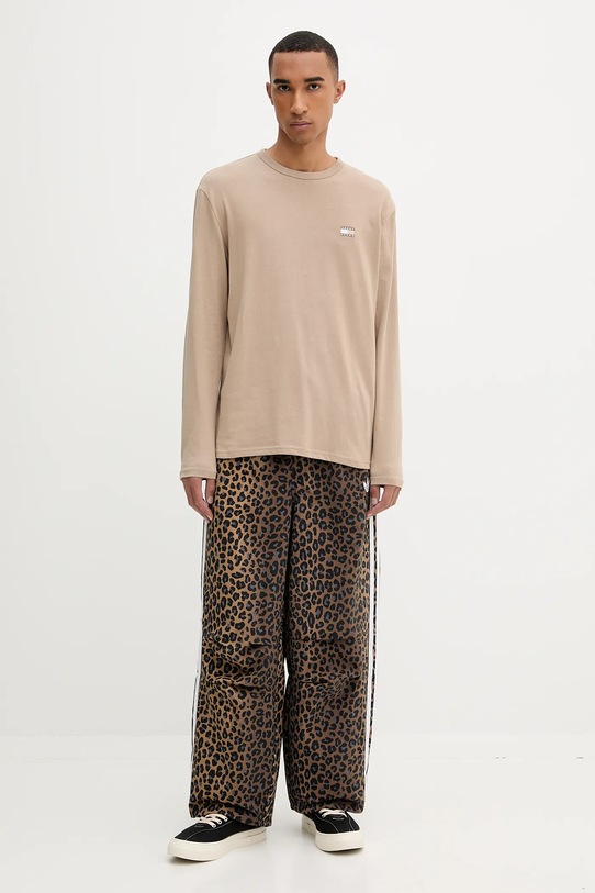 Спортивні штани adidas Originals Leo JV7563 коричневий AW25