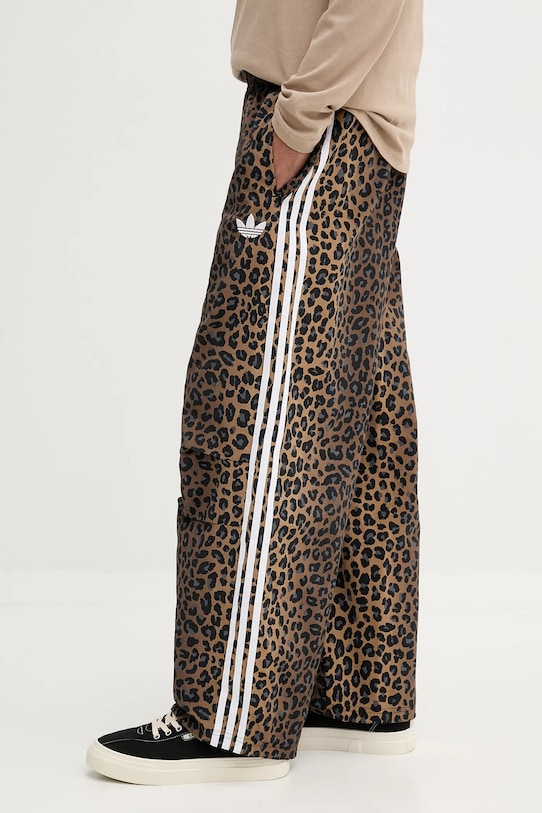 Спортивні штани adidas Originals Leo коричневий JV7563