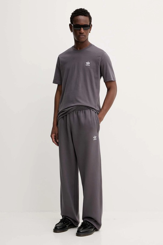 adidas Originals spodnie dresowe Ess Open JW3673 fioletowy AW25