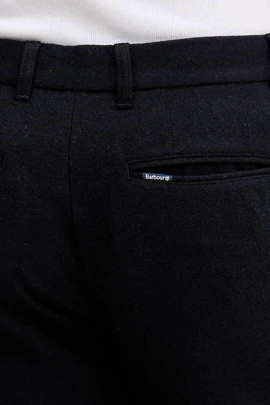 Брюки с добавлением шерсти Barbour тёмно-синий MTR0778