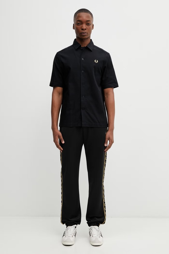 Fred Perry spodnie dresowe T5507 czarny