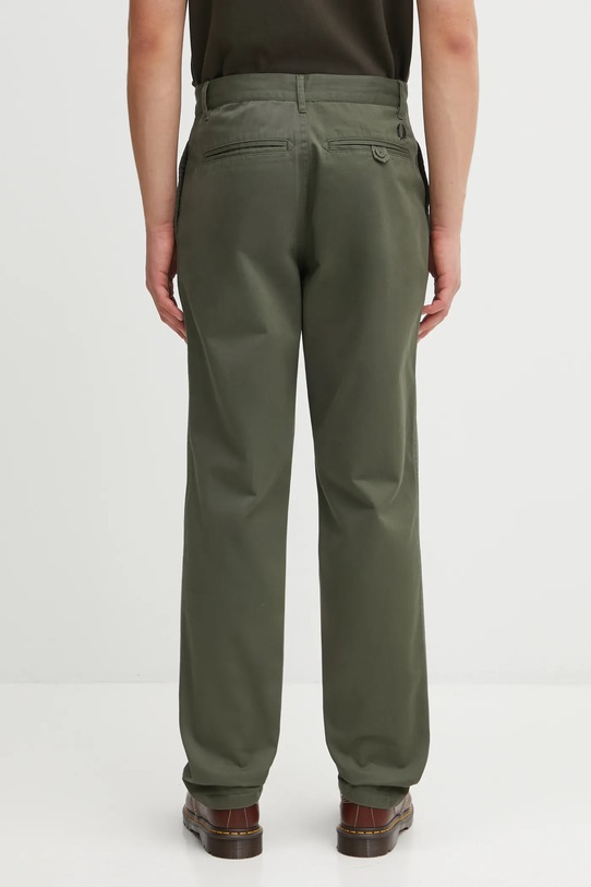 Odzież Fred Perry spodnie bawełniane T9130 zielony