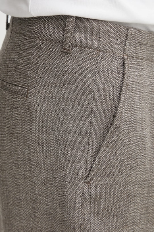 Our Legacy spodnie wełniane brązowy M4254BBN