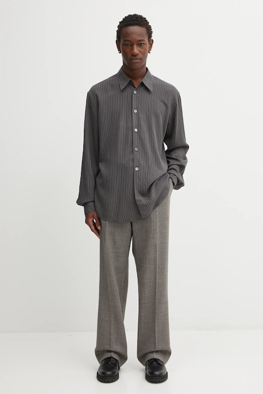 Our Legacy spodnie wełniane M4254BBN brązowy