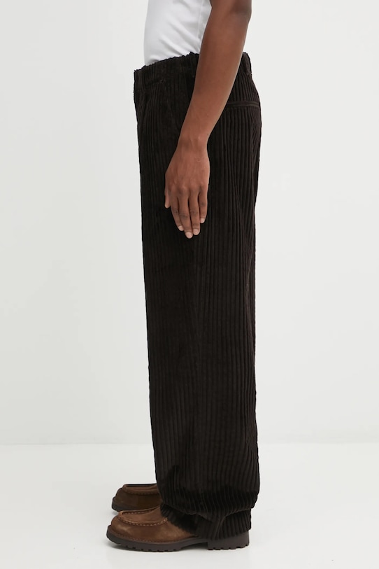 Our Legacy spodnie sztruksowe M4254BP brązowy AW25