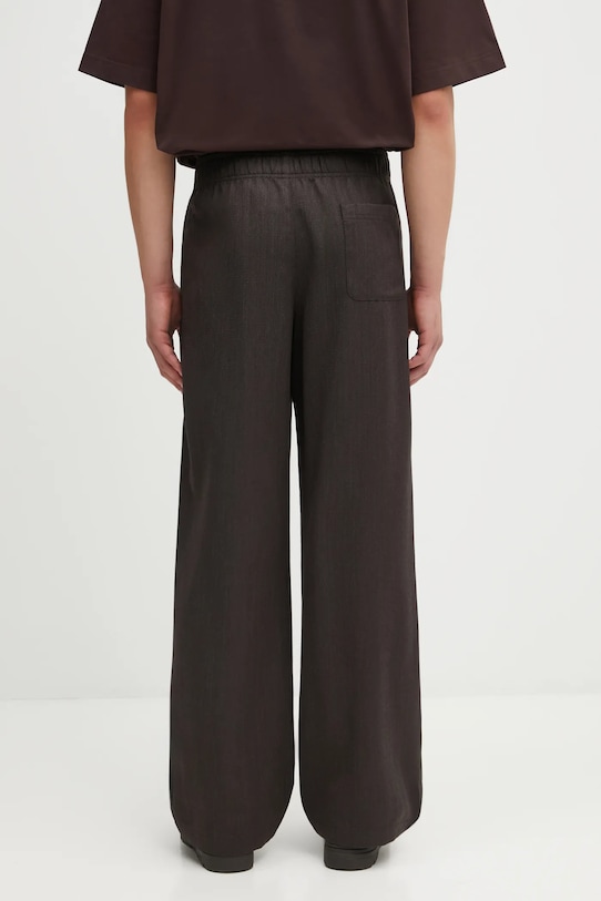 Ρούχα Μάλλινο παντελόνι Our Legacy Leisure M4254LH καφέ