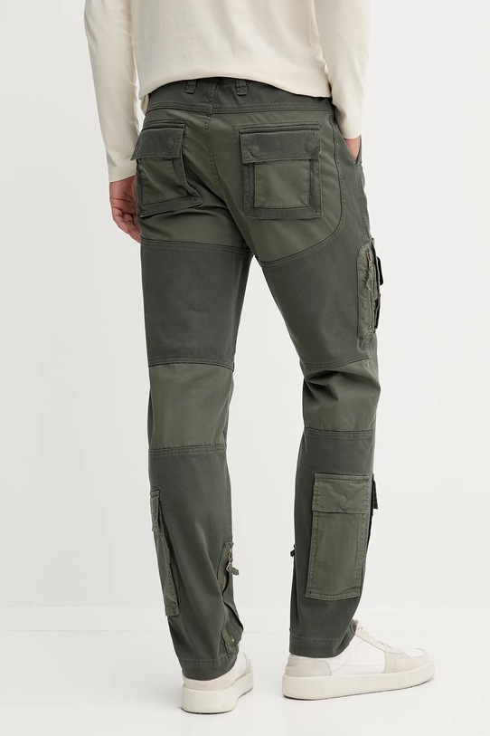 Odzież Aeronautica Militare spodnie PA1664UCT04241 zielony