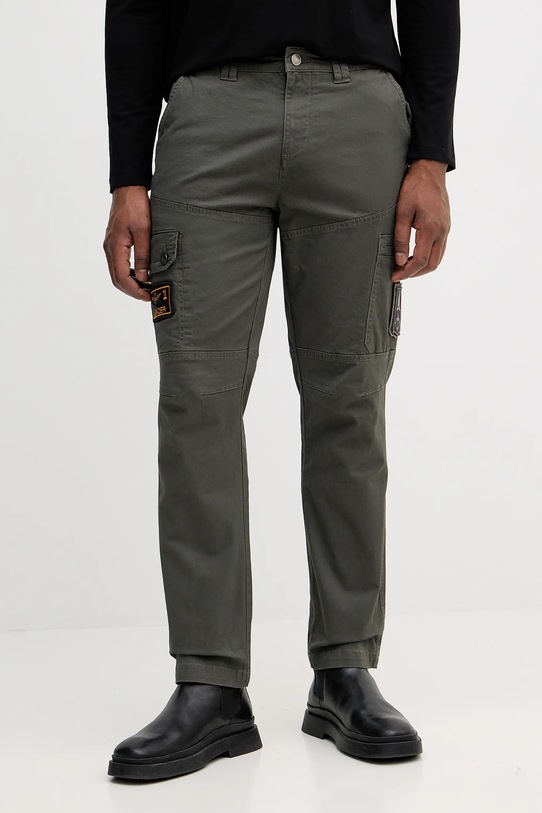 Aeronautica Militare spodnie tkanina zielony PA1688UCT03399