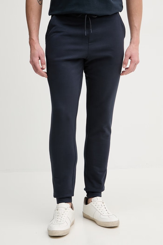 Aeronautica Militare spodnie dresowe z elastanem granatowy PF0872UF00459