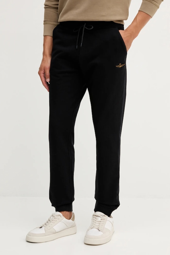 Aeronautica Militare pantaloni tuta maglia nero PF1008UF00662