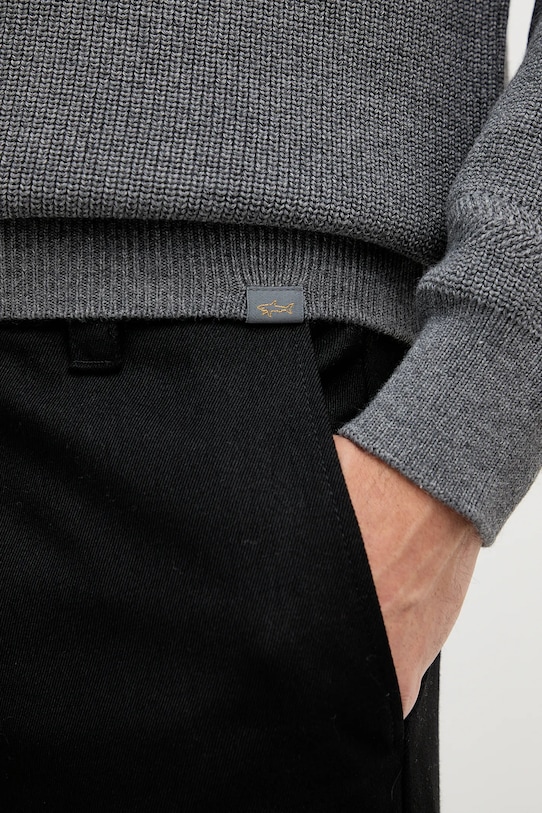 BOSS Orange pantaloni con lana nero 50553971