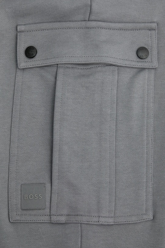 BOSS Orange pantaloni de trening din bumbac gri 50542917