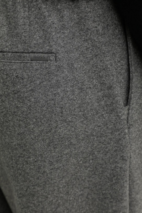 BOSS spodnie z domieszką wełny szary 50551541