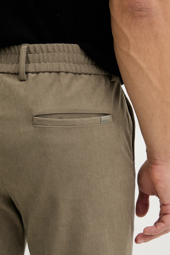 Κοτλέ παντελόνι BOSS πράσινο 50551683