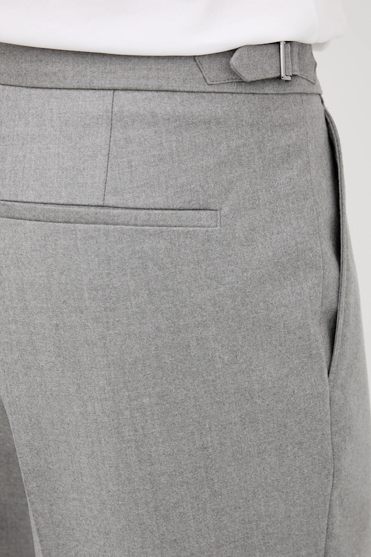 BOSS spodnie wełniane 50551829 szary