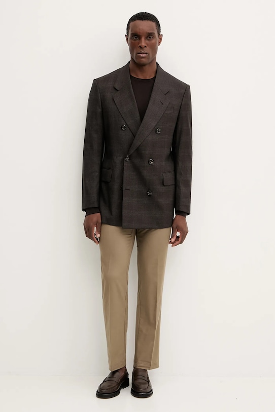 BOSS spodnie 50551426 zielony AW25