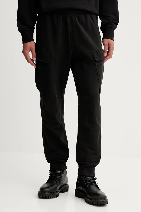 G-Star pantaloni de trening din bumbac bumbac negru D27154.E209
