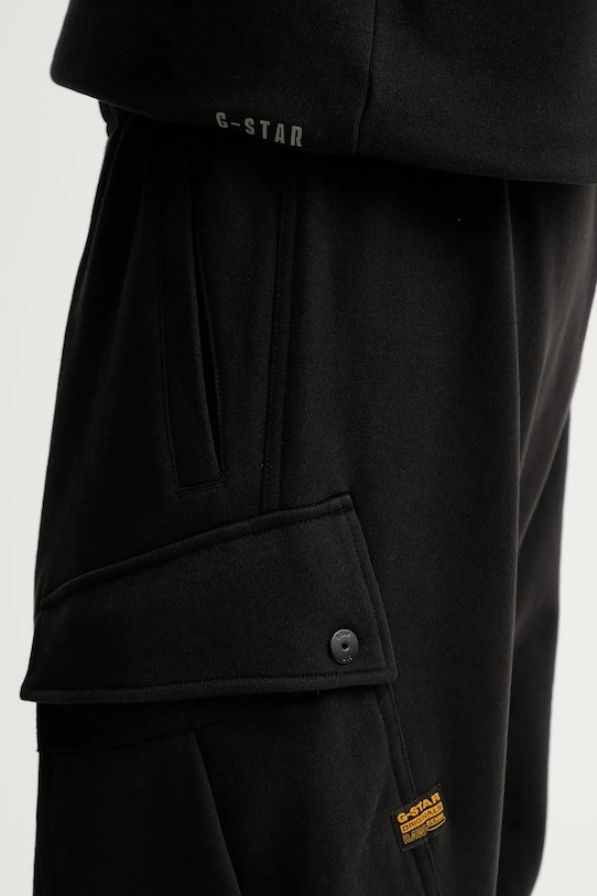 G-Star spodnie dresowe bawełniane 0 czarny D27154.E209
