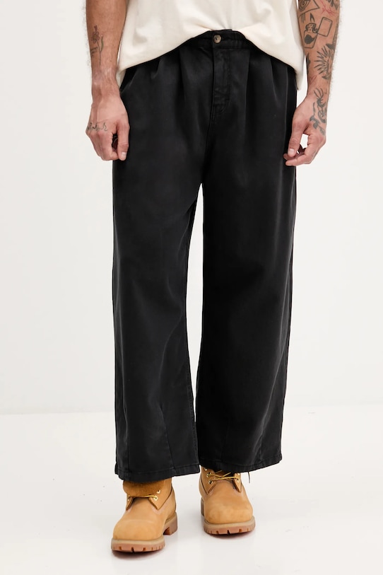 Kaotiko pantaloni chinos negru AP005.02.K002