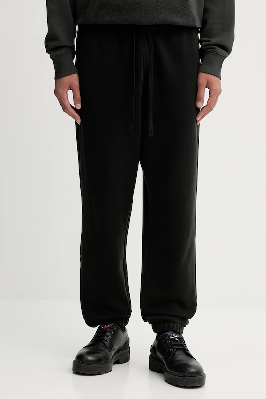 Hugo Blue pantaloni de trening tricotaj negru 50546634