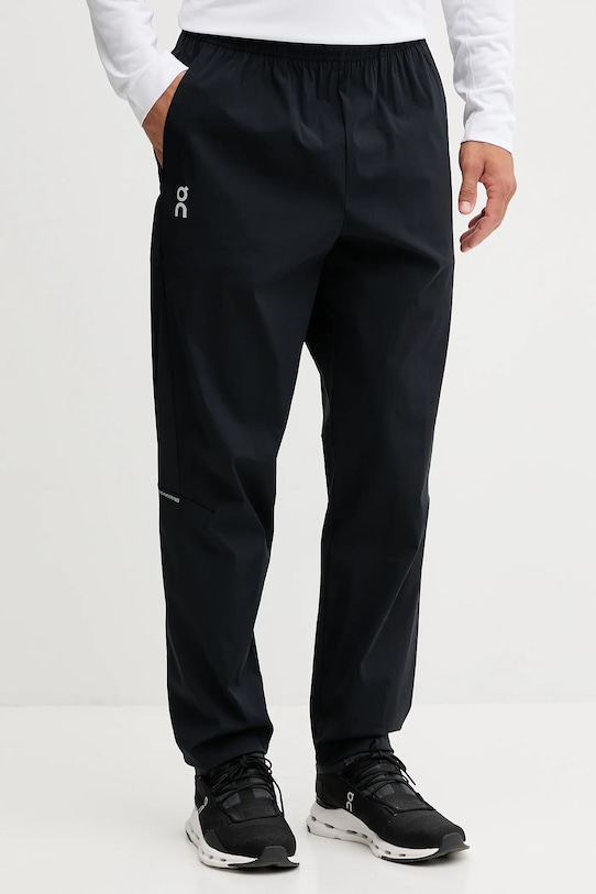 On pantaloni de trening All-Day tricotaj negru 1ME30160553