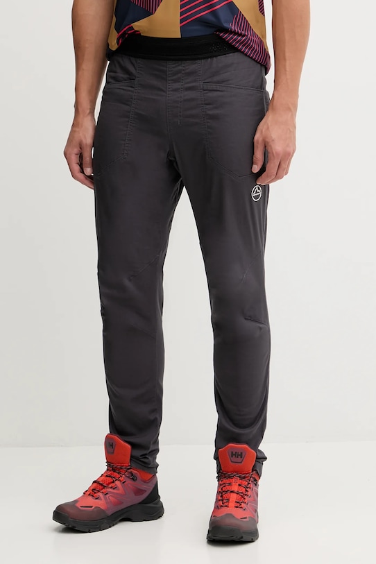 LA Sportiva spodnie sportowe Roots tkanina szary ZACP069