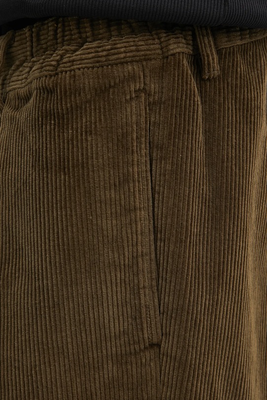 Barbour spodnie sztruksowe Elmbank OS Cord Trouser zielony MTR0789OL51