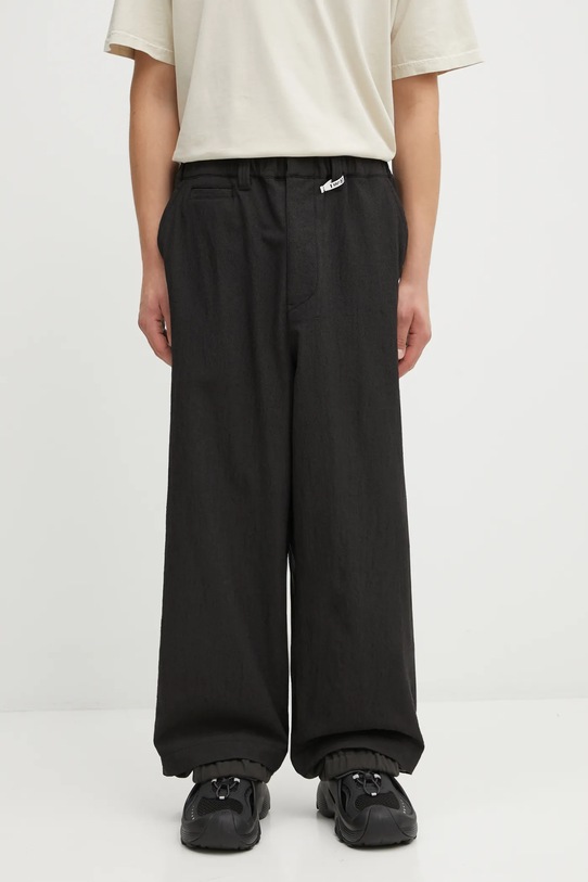 Вовняні штани Maison MIHARA YASUHIRO SLEEVE LAYERED вовна чорний J15PT132