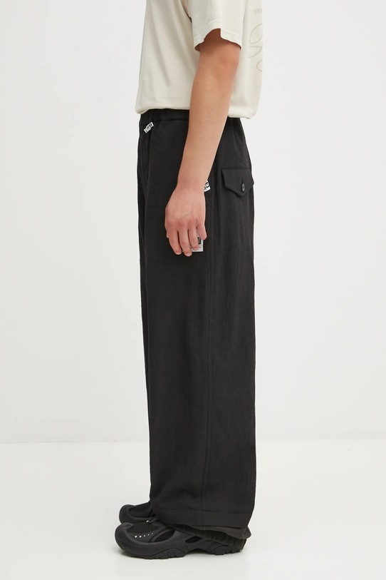 Вовняні штани Maison MIHARA YASUHIRO SLEEVE LAYERED J15PT132 чорний AW25